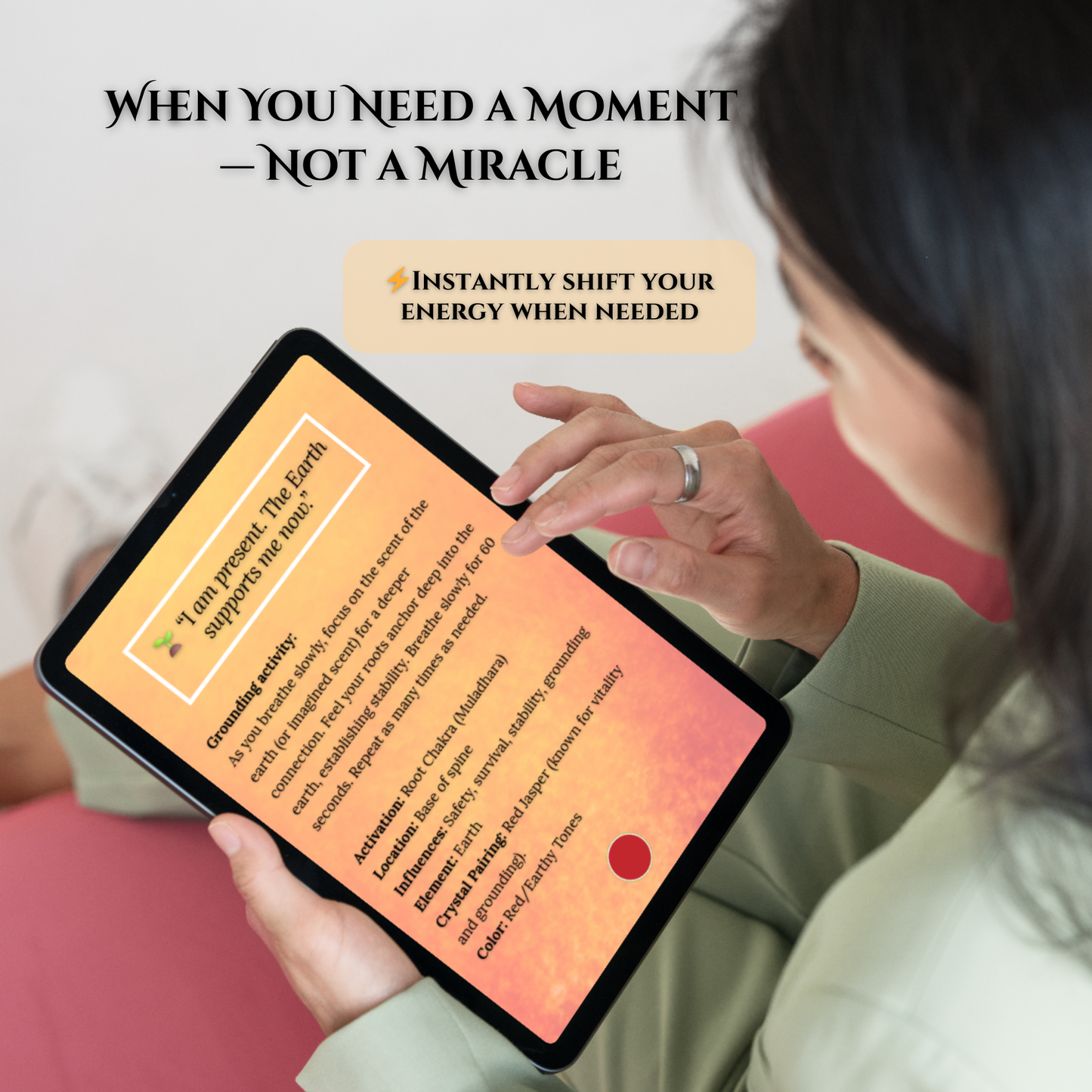 The Inner Glow Set: Chakra Affirmations for Realignment & Relief – Digital Download