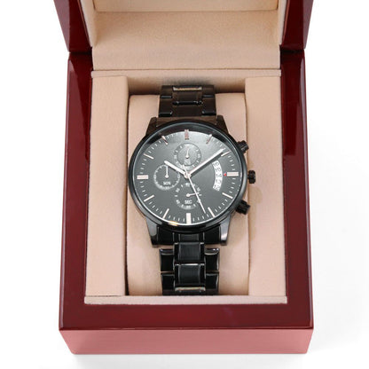 Graduation Gift for Him | Earned & Elevated Chronograph Watch