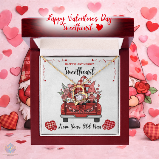 Forever Love Gnome Sweetheart Necklace | From Your Old Man