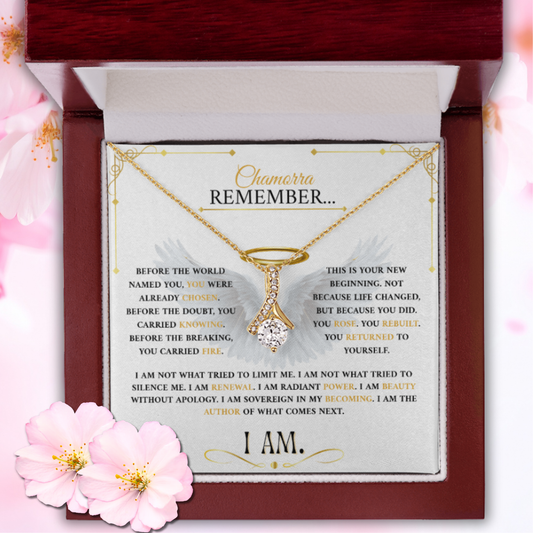 Sacred Becoming | Alluring Beauty Angel Necklace