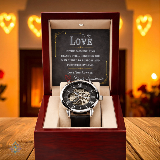Soulmate Men's Openwork Watch | A Timeless Gift of Purpose & Love