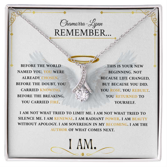 Sacred Becoming | Alluring Beauty Angel Necklace